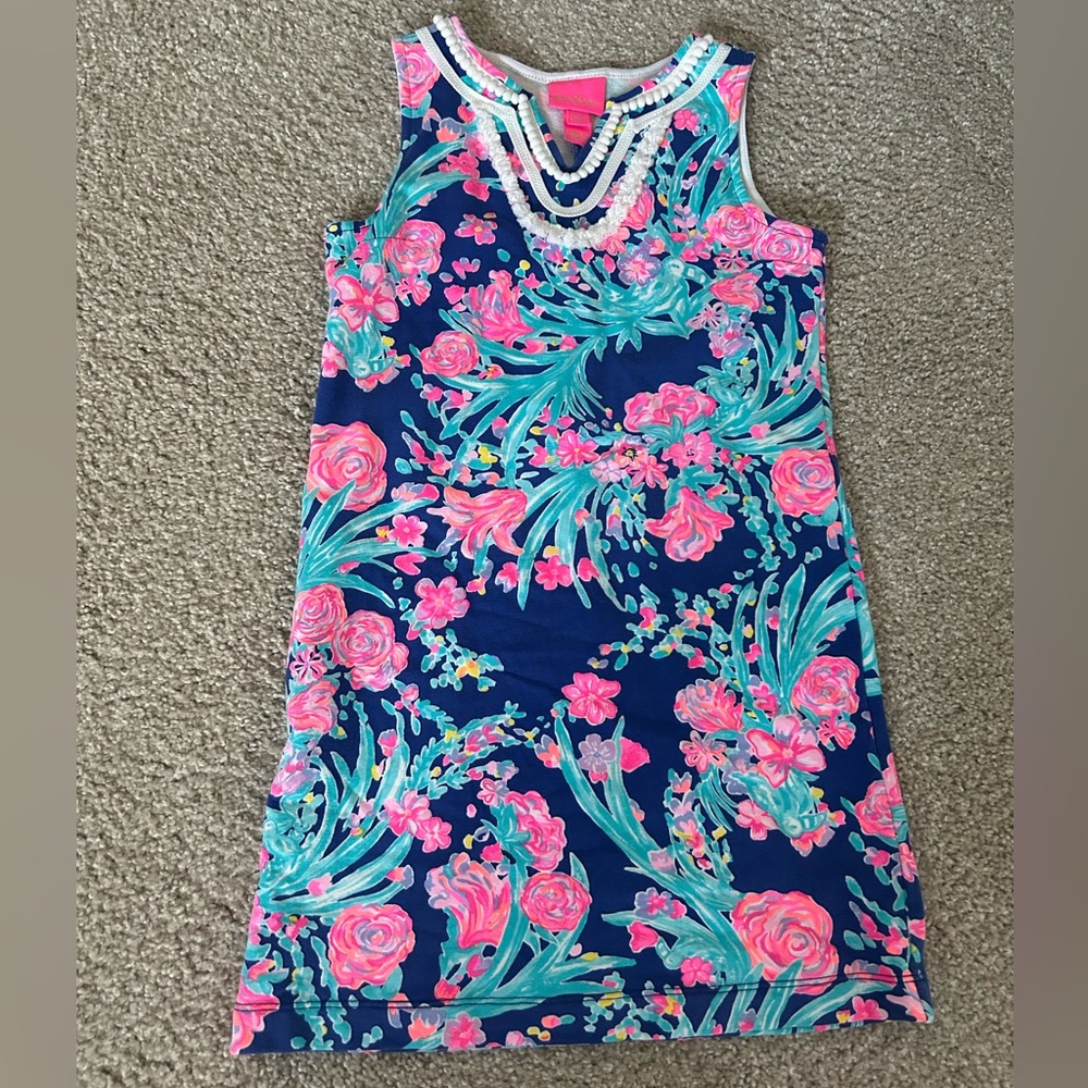 Lilly Pulitzer Corsica Blue Toucan Party Shift Dress